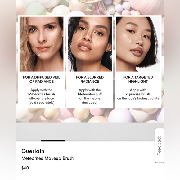 Guerlain Gold and Pink Powder Brush - Picture 2 of 9